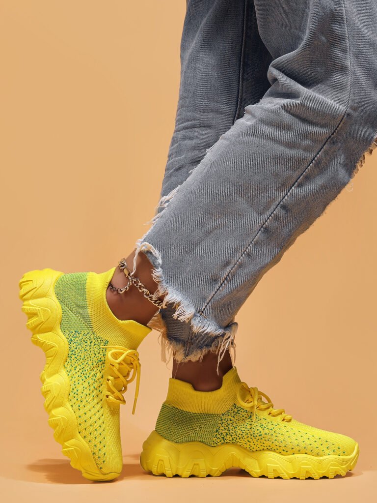 Shunnian model 5011 yellow sneaker colorway, size 36-44