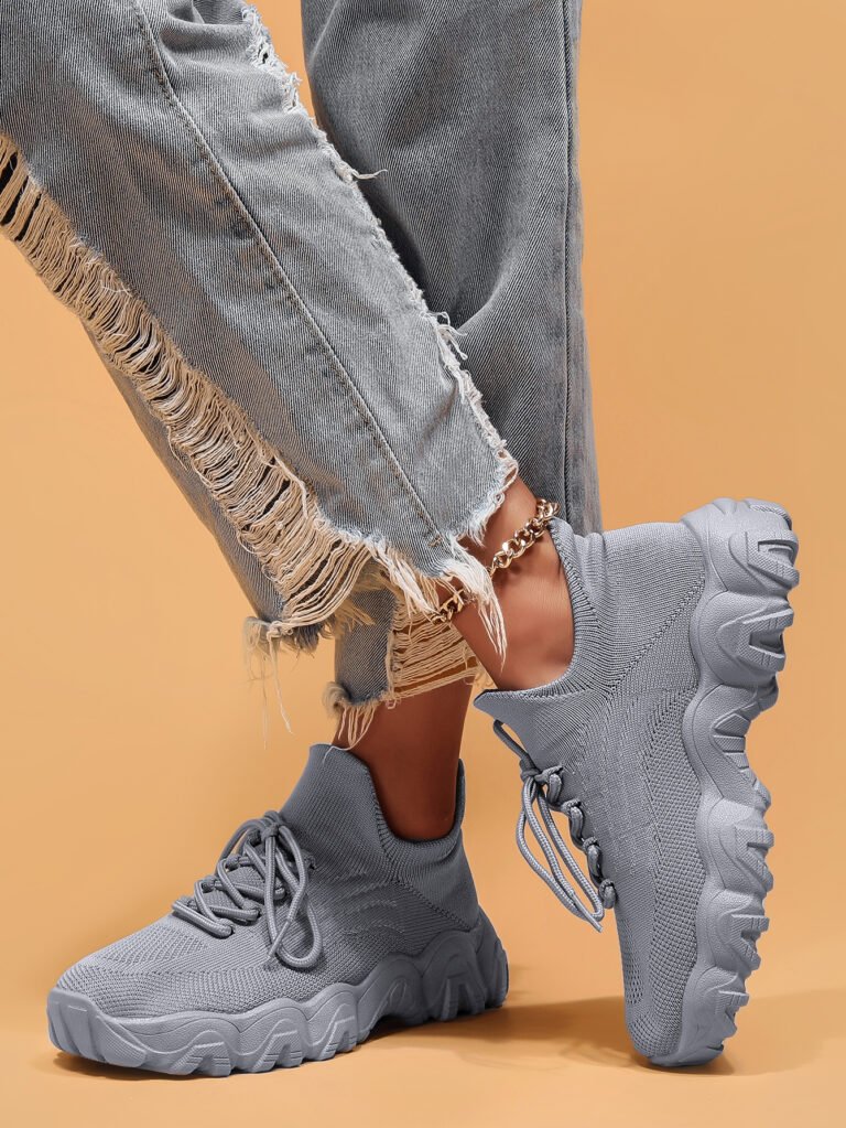 Shunnian model 5701 grey sneaker colorway, size 36-44