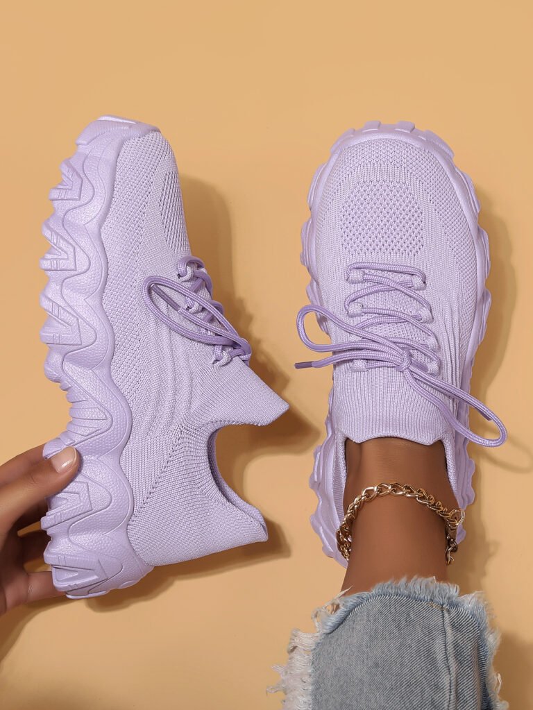 Shunnian model 5701 light purple sneaker colorway, size 36-44