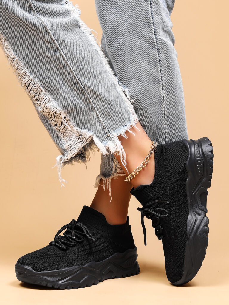 Shunnian model 6008 black sneaker colorway, size 36-44