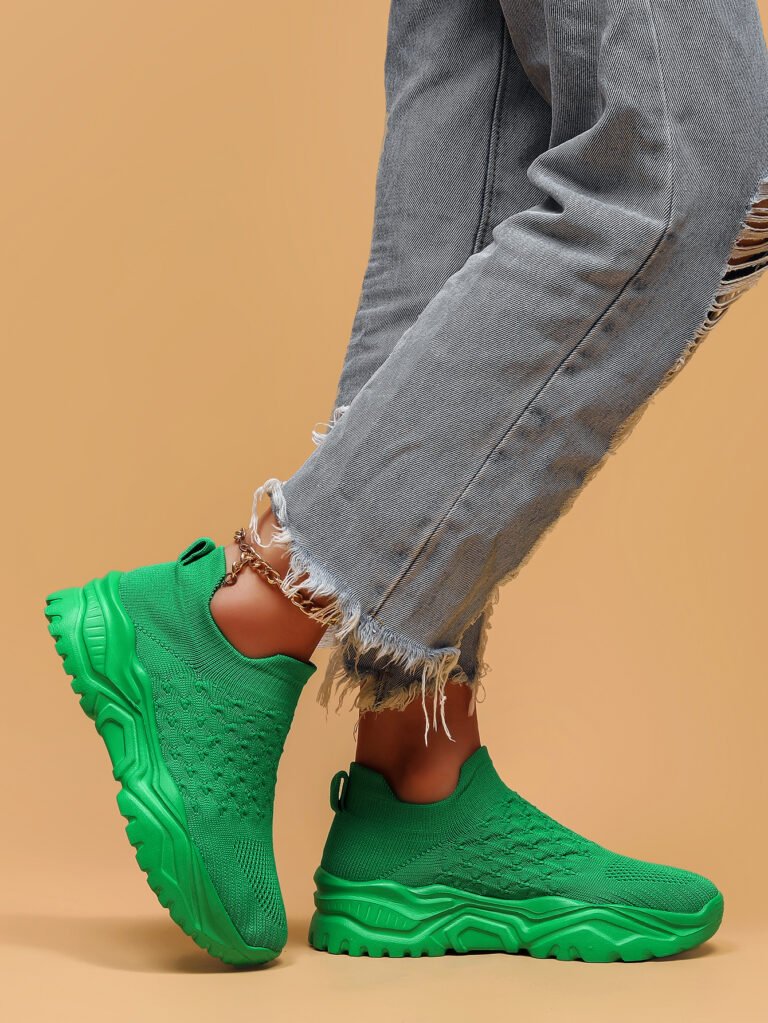 Shunnian model 612 green sneaker colorway, size 36-44
