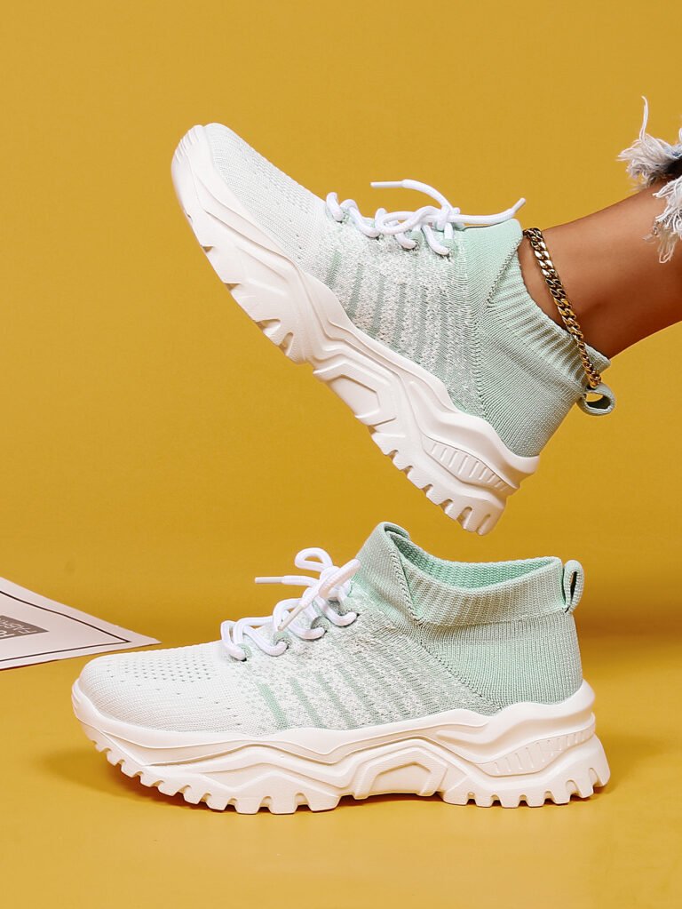 Shunnian model 617 mint knit runner sneaker, size 36-44